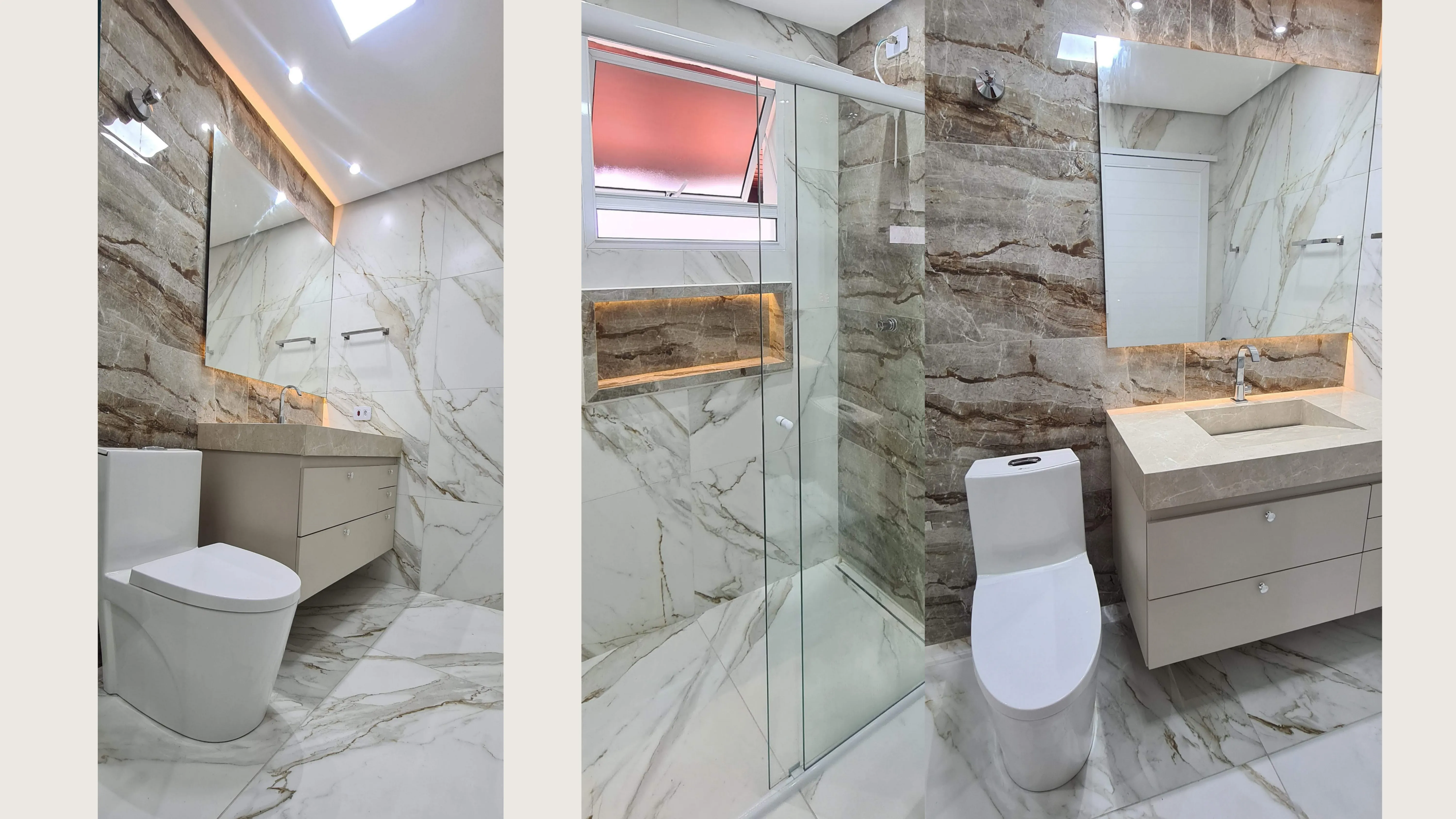 Banheiro executado — Residencial GFM