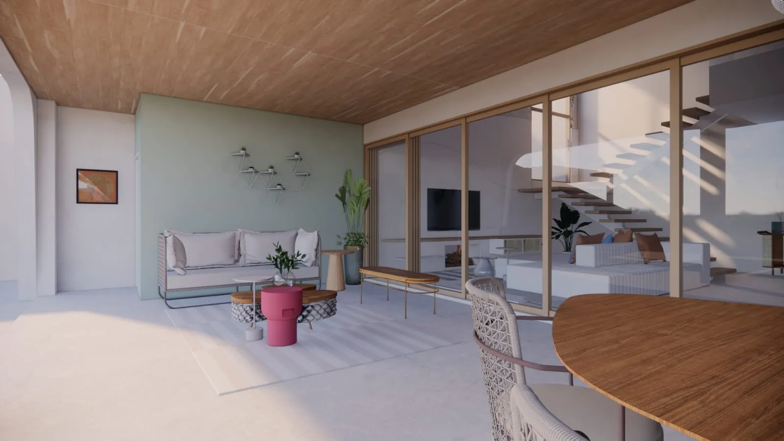 Varanda Integrada com Living